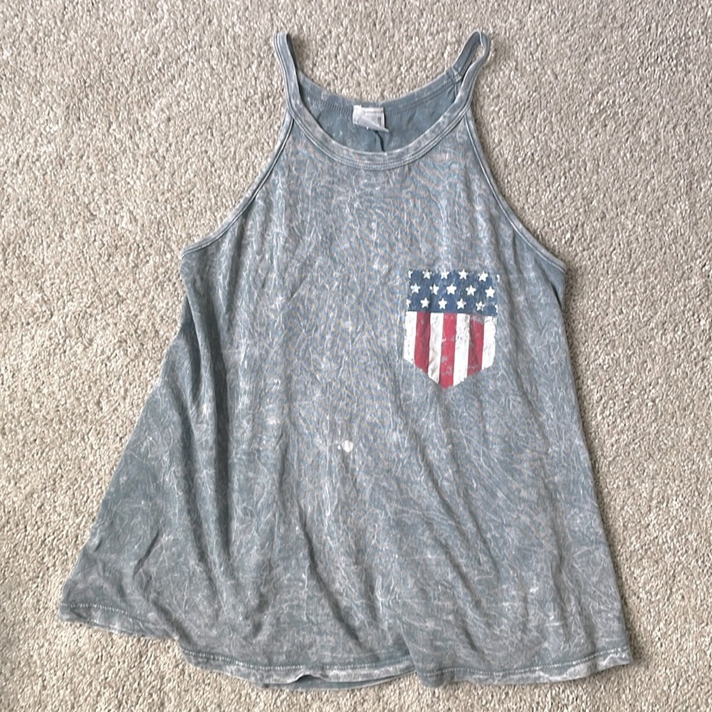 Distressed Tank Top